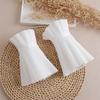 Perfect Match Adult Fake Sleeve For Women Pleated Detachable Cuff Vintage White False Sleeves Decorative Girls Ruffles Fake Cuffs Accessory