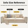 Cotton-Linen Blend Couch Seat Cover Non-slip Sofa Backrest Cover Couch Protector  for Living Room