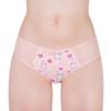 LittleForBig Men's Cute Rabbit Moon Mesh Panties, Flattering, Pink, Size L