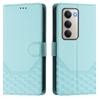 For Xiaomi Redmi 15 5G Case Imprinted Honeycomb RFID Blocking Leather Phone Cover with Strap