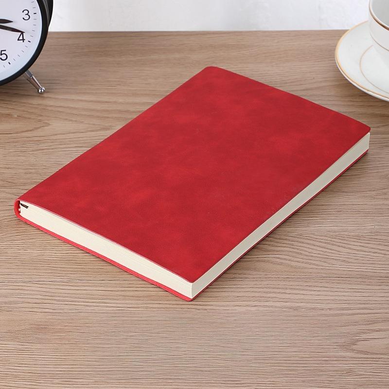 7 Colors A5 Ultra-thick Soft Leather Synthetic Notebook for Office/business/study Waterproof and Wear-resistant Notebook