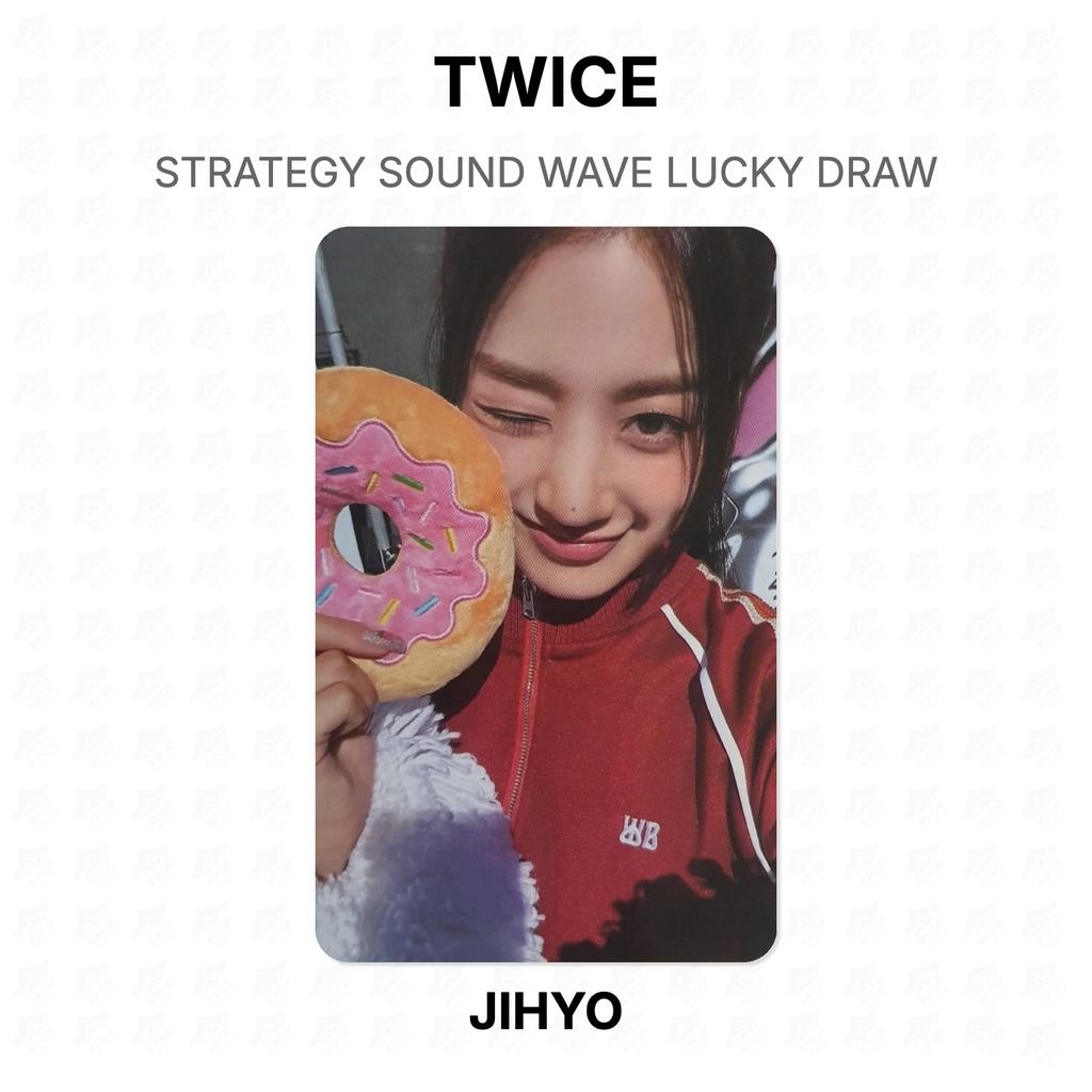 Twice STRATEGY ONDA SONORA SORTEIO OFICIAL Fotocarteira Oficial