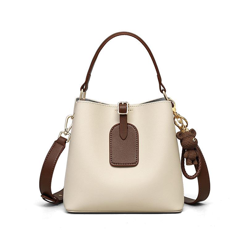 Bucket Bag for Women 2025 New Genuine Leather Women's Bag Autumn Winter Hot Sale Large Capacity Shoulder Handbag Crossbody Bag