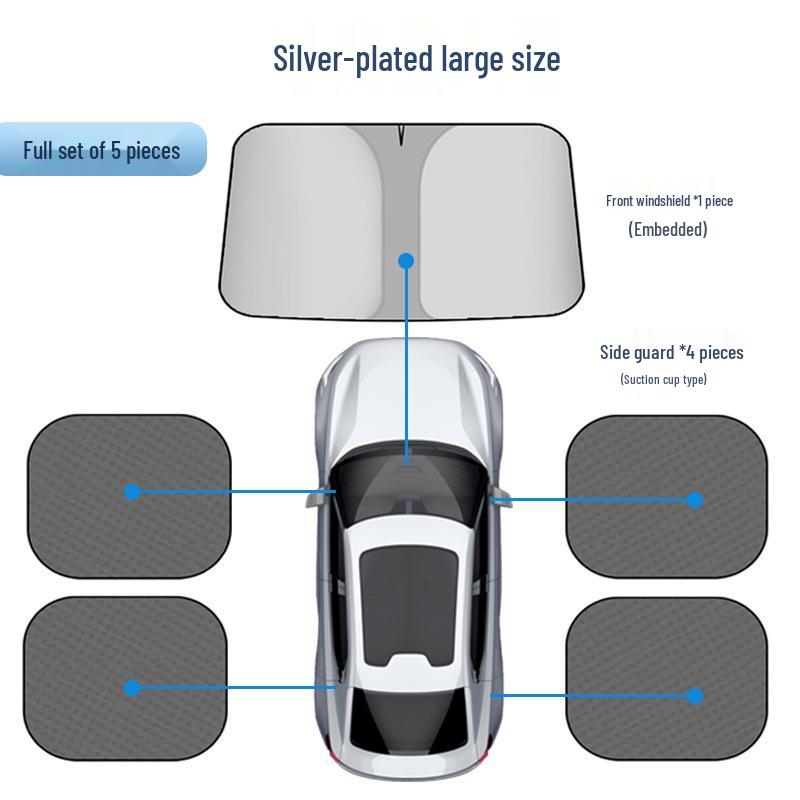 Universal Thickened Car Sunshade Heat Insulation Front Windshield Visor