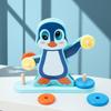 Interactive Penguin Balance Puzzle: Early Childhood Wooden Learning Toy for Parent-Child Engagement