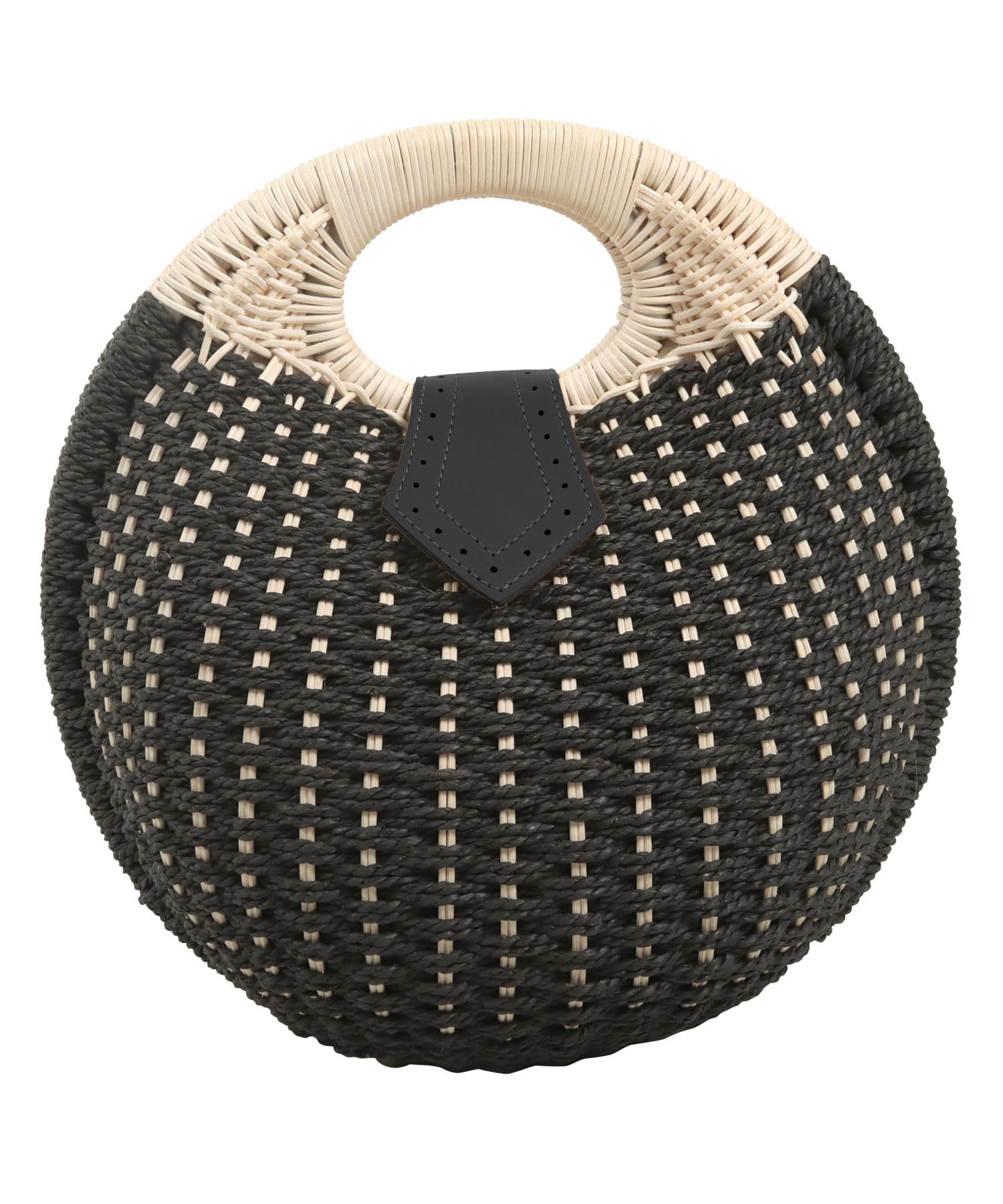 

Kobe Lettuce Circle Basket Basket Free Black Bag, Women s, Bag, Bag, Satchel, Yukata, Handbag, Summer, [B1573], Size, чёрный