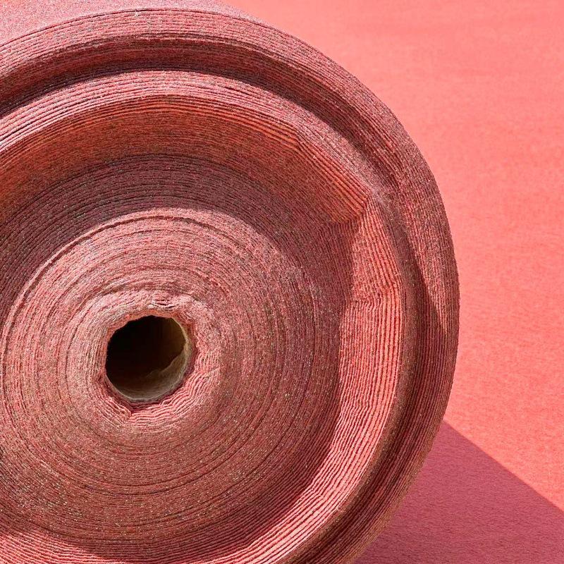 Smoke Gray Ash Exhibition Carpet - Disposable, Thickened, Wear-Resistant, and Plain