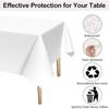 Desk Cloth Plastic Disposable Solid Color Rectangle Tablecloth Decor Covers Birthday Party Wedding Christmas Table Cover Wipe