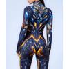 Women 3D Digital Printing Halloween Cosplay Tights Jumpsuit Adult One-piece Carnival Party Stage Show Dance Costume Outfit