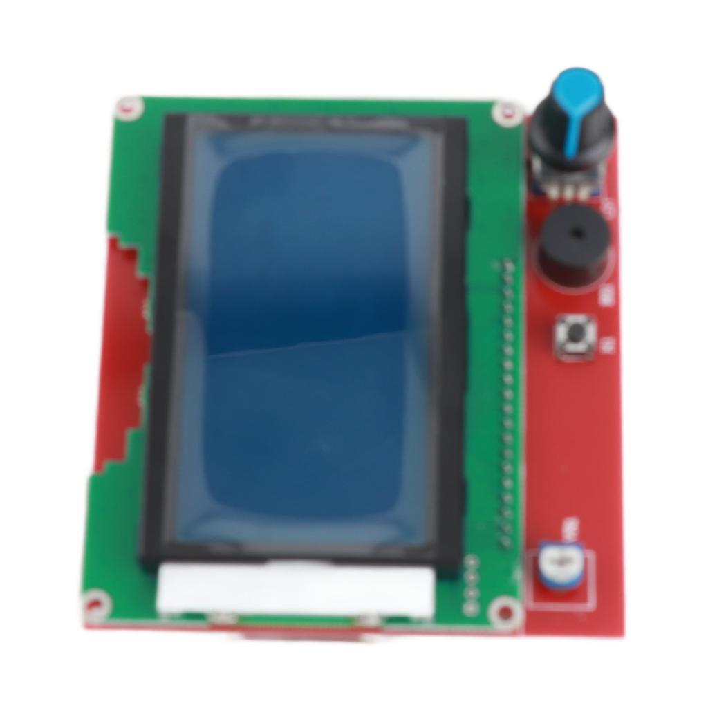 12864 LCD Control Module Panel Display Motherboard 3D Printer Smart Controller + 2Pcs Lines