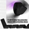 Manșon Protector Furtun Hidraulic din Nailon Conducte de Protecție pentru Cabluri Electrice Casnice Protector Cablu Troliu Ușor de Utilizat
