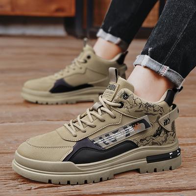 Herbst- und Wintermode Werkzeugschuhe Trendige Textur Vielseitige Freizeitschuhe Bequem Rutschfest Langlebig Outdoor Herrenstiefel