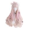 RyuuCos Lolita Wig, Long Hair, Curly, Pink, Gradient, Cosplay, Heat Resistant, Costume, Gift, Event, Halloween, Christmas, School Festival, Cultural