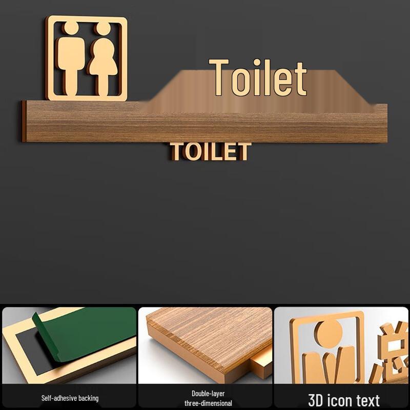 Acrylic Restroom Signage