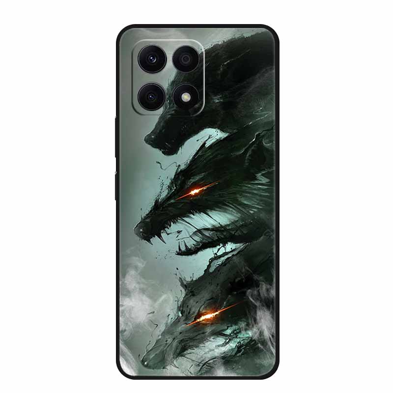 For Honor X6B Case Soft Printed Lion Wolf TPU Silicone Cover for Huawei Honor X6b Case JDY-LX1 Protection HonorX6b Girl Covers