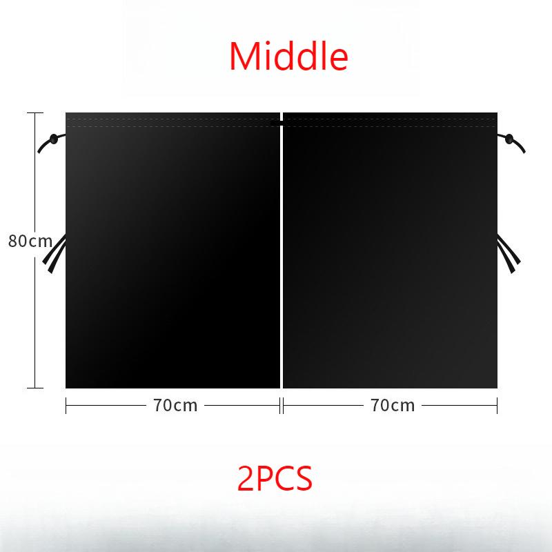 

Универсальный комплект автомобильных штор для конфиденциальности - Магнитный разделитель заднего сиденья и солнцезащитные шторки для боковых окон для защиты от солнца и конфиденциальности