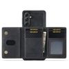DG.MING M2 Series for Samsung Galaxy S23 FE Detachable Wallet Phone Case Kickstand Leather Coated TPU+PC Cover