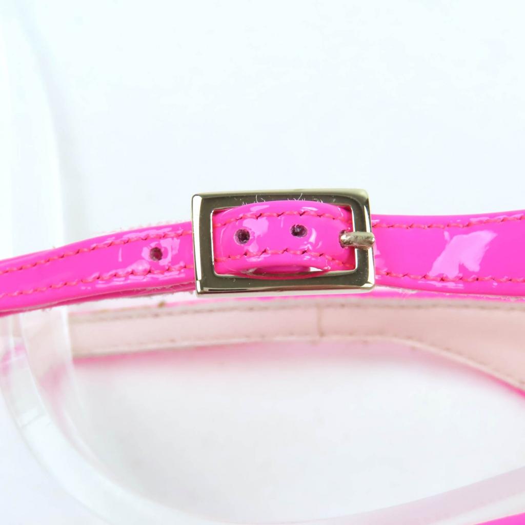 Roger Vivier Pumps Virgul Strass Schnalle rosa Lackleder Damen 38 Gebraucht