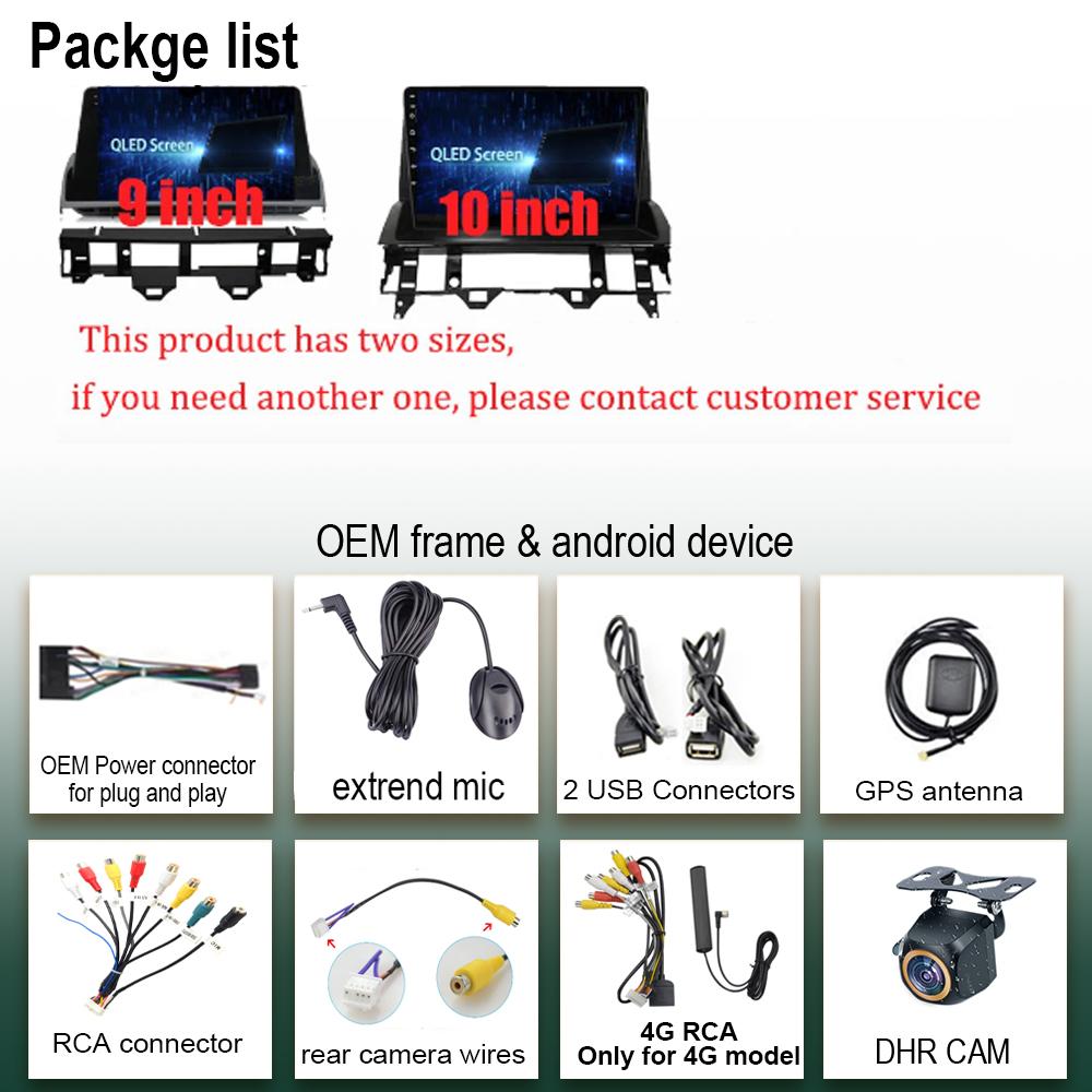 Car Radio For Mazda 6 2007 2003-2008 Multimedia Video Player GPS Navigation Android Auto Carplay WIFI HDR Screen No 2din DVD BT