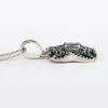 Natural Tanzanite Oval Pendant 925 Sterling Silver Rhodium Plated Handmade Fine Jewelry Gift for Her