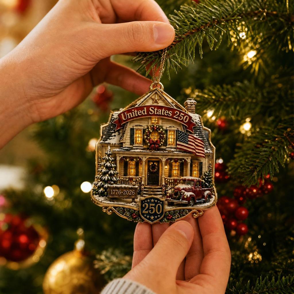 2D Acrylic Christmas Tree Ornament Flat Hanging Pendant for Holiday Party Decoration
