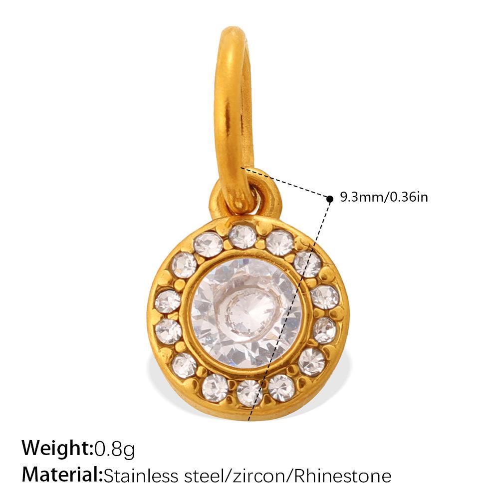 Yori Stainless Steel Sunflower Teardrop Pendant Used Women Making Earrings Necklace Bracelet Jewelry Material Making Accessories