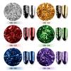 6 Farben Nagelstreifen Nail Art 3D Nageldekoration Metalldraht Linie Spiegel Flakies Set UV Gel Nageldekor