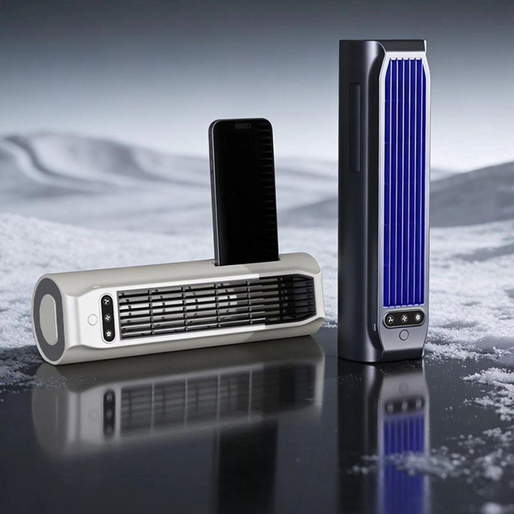 Leafless Design USB Rechargeable Fan Leafless Cooling Fan for 5V/2A 3000mAh Office Use