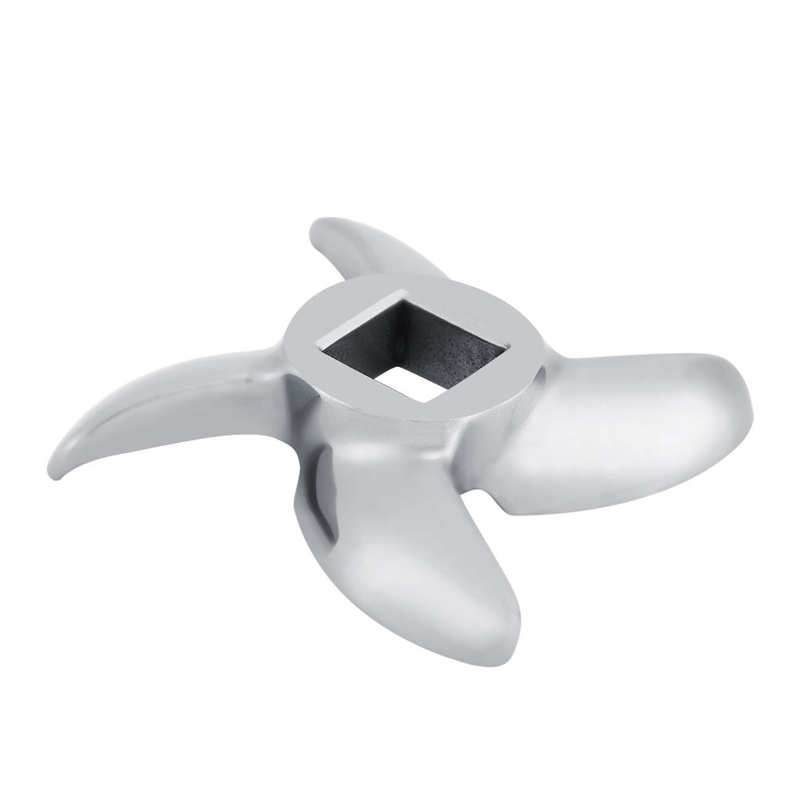 Meat Grinder Blade 4 Stainless Steel Blades Square Hole Meat Grinder Knife Home Kitchen Mincer Parts Accessories