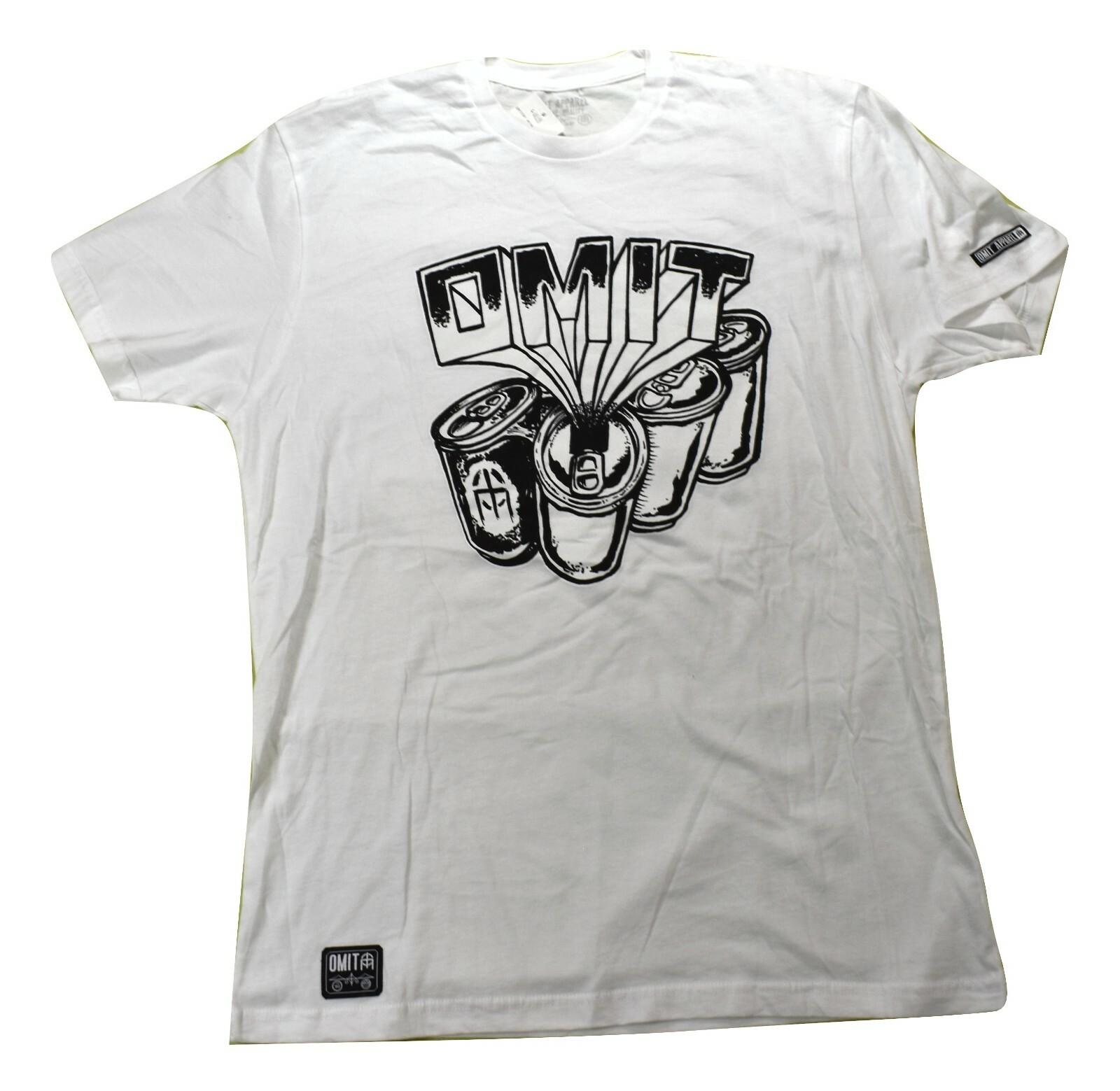Omit Mens White Sixer Tee Shirt New L M