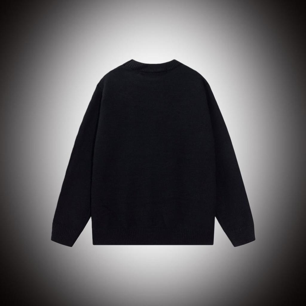 Off-White Arrow Jacquard Unisex Rundhalsad Tröja – Höst Vinter Vardagsmode.