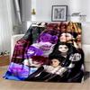 EvaneScence Band Retro Printed Fashion Warm Blanket Flannel Blanket Bed Linings Home Travel Birthday Gift