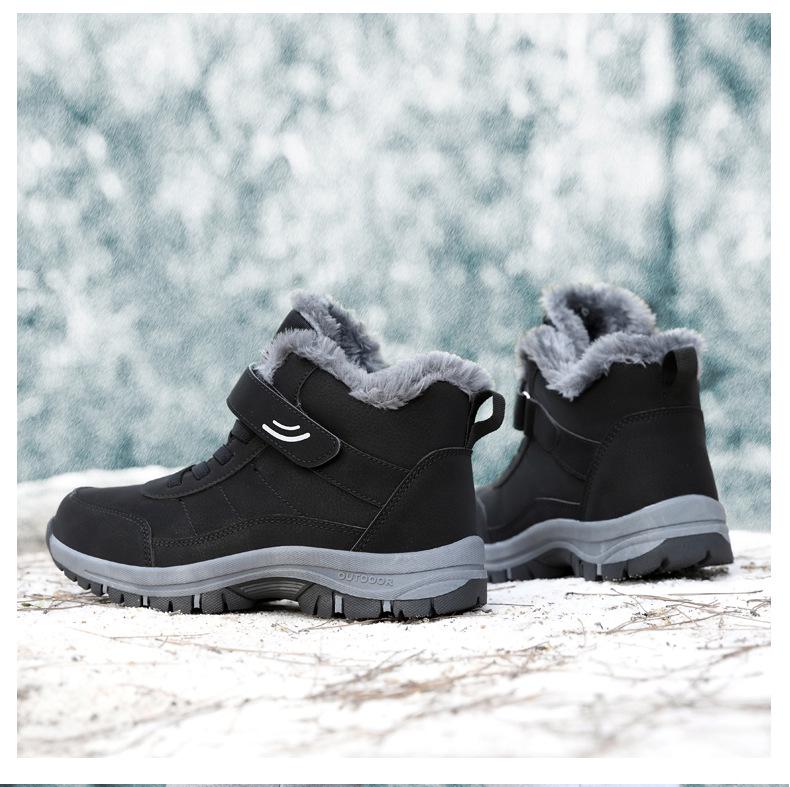 Men's and Women's Winter Cotton Snow Boots: Thickened, Warm, Short Boots for Seniors