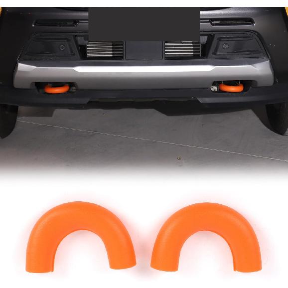 Car Tow Hook Protective Cover Compatible with Ford Ranger 2023-2025 Rubber Front Bumper Tow Ring Pull Ring Protective Case Trailer Pull Ring Trim