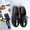 Damenschuhe, Plateau-Brogue-Schuhe, britischer Stil, Oxford-Schuhe, Herbst, Frühling, Frau, komplett schwarz, Büro, Damen, weibliche Derby-Schuhe