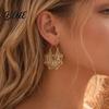 Everyday Wear Earrings 1 Pair Vintage Bronze for Women Multi-Layer