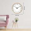 Golden Unique Wall Clock for Living Room Stylish Latest | Modern Analog Clock for Bedroom, Kitchen, Hall, Office | Modern Analog Time Piece Home Decor