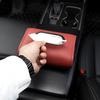 Porta Fazzoletti per Auto, Copertura Scatola Fazzoletti in Pelle PU per Sedile Posteriore Auto, Perfetto per l'Organizzazione e gli Usi Quotidiani