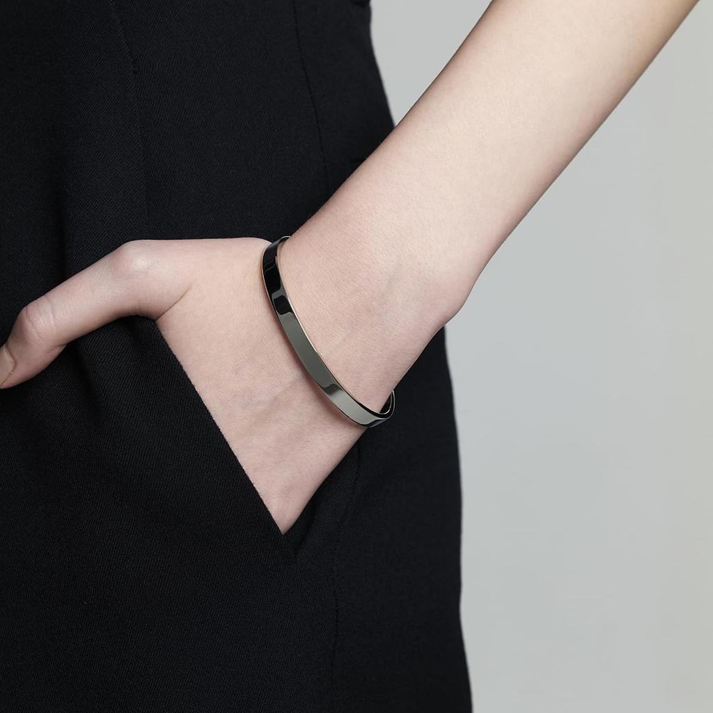 Plus Silver Bangle 112144330923 4℃ Homme (M Size)