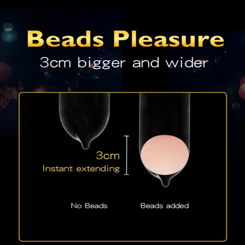 Penis Masajı Elastik Topları Flört Erkek Penis Extender Boncuk G Noktası Yetişkin Hiçbir Vibratör Seks Oyuncakları Erkekler Kadınlar Için Seks Ürünleri