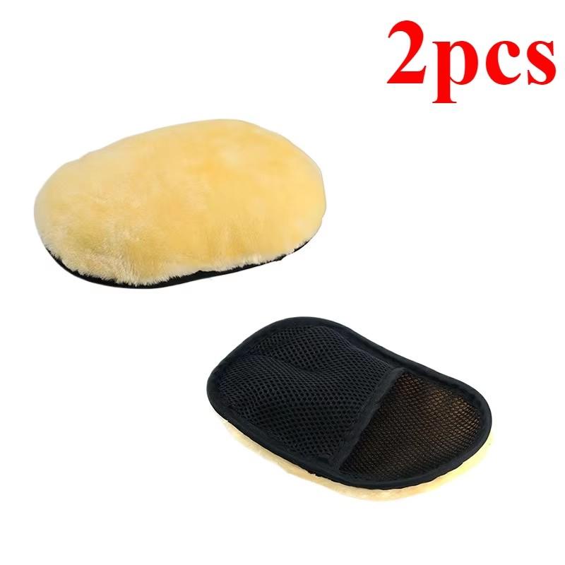 

Imitation Wool Wash Gloves 2/3/5pcs - Plush Car, Thickened Wipe, Waxed Polished, Cleaning Products, Car Beauty, Wash Tools