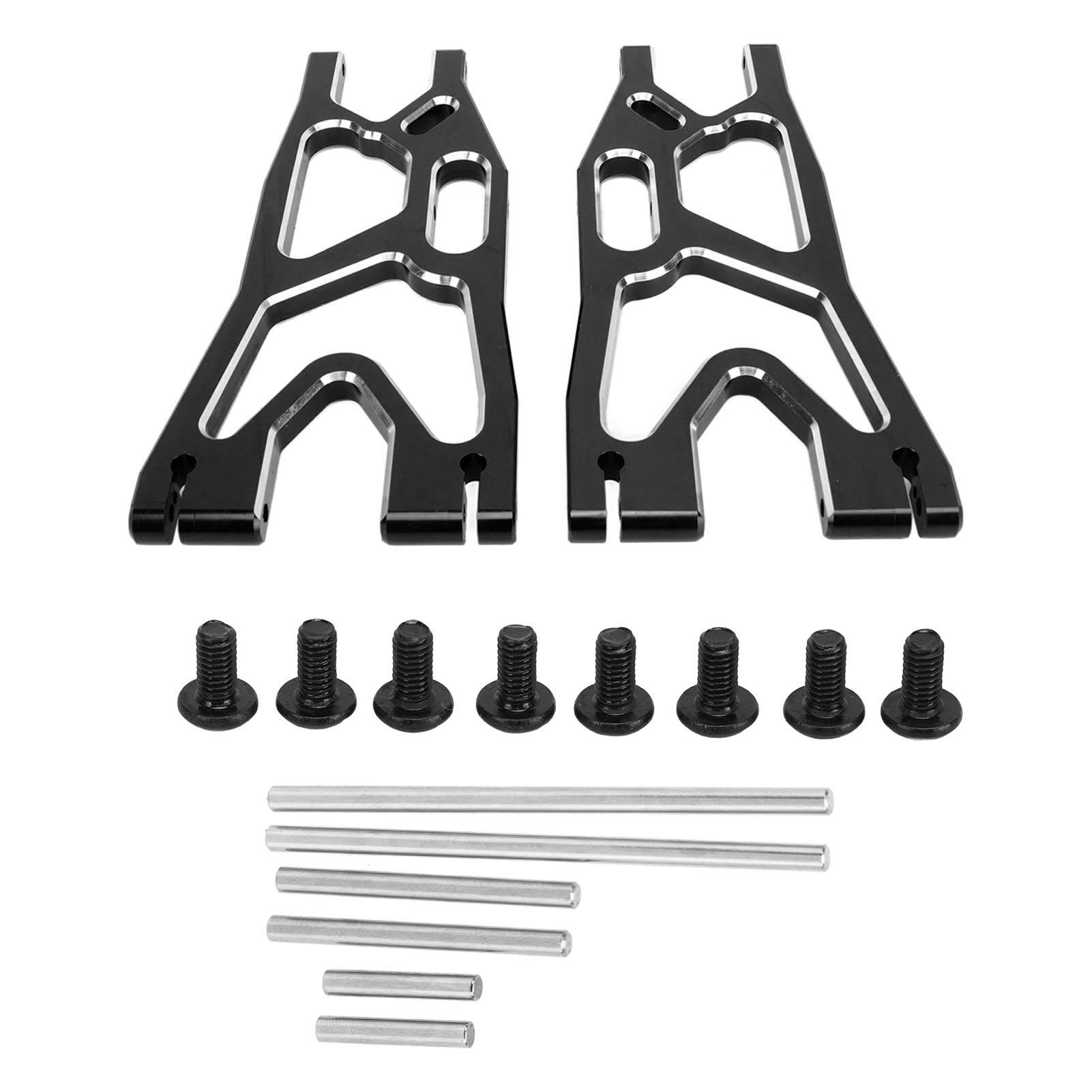 

RC Front Rear Lower Suspension Arm Aluminum Alloy Replacement Lower Suspension Arm Parts for Traxxas X MAXX 1 5 RC Car Black
