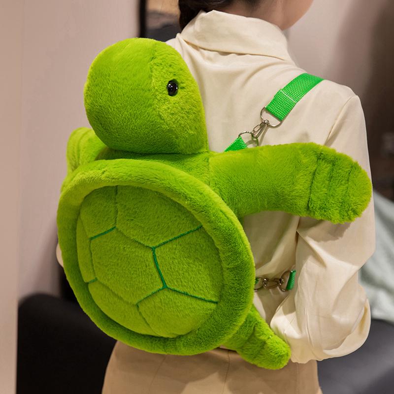 

Non-Toxic Kawaii Tortoise Plush Toy Stuffed Soft Animal Sea Turtle Backpack Pillow Cushion Home Decor Birthday Gift 25cm