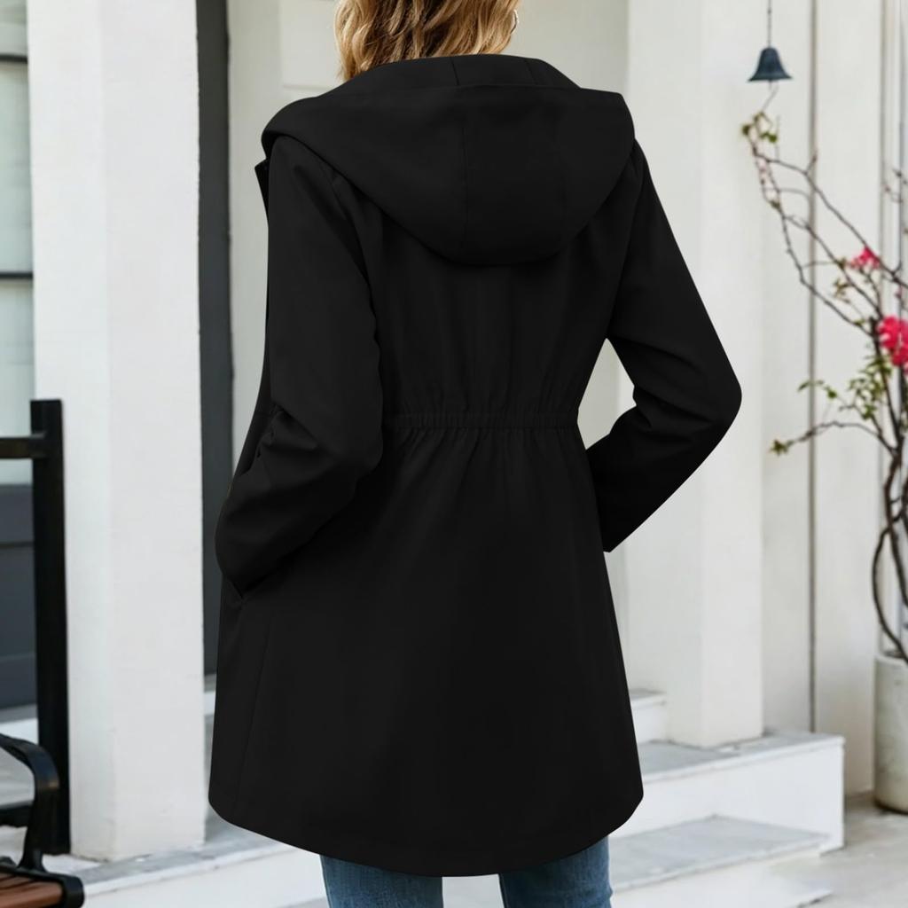 Women's Outdoor Casual Long Sleeve Hoodie Long Length for Everyday Wear