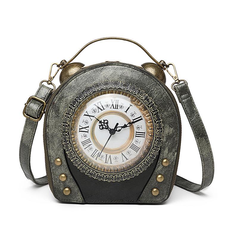 2025 British Niche Retro Handbags: Creative Clock and Watch Inspired Round Bags for Women
