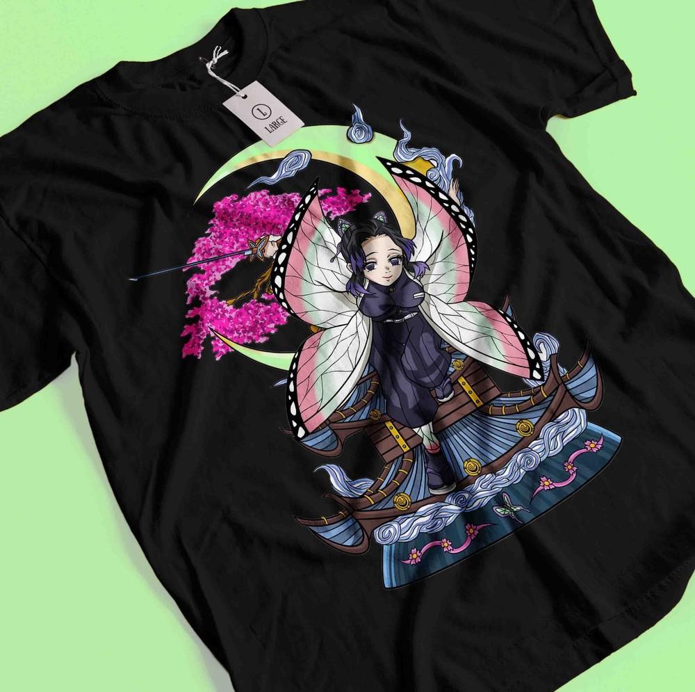 

Футболка Клинок, рассекающий демонов Футболка Синобу Кочо Футболка Тандзиро Футболка Мудзан Дома Кокушибо 2XL