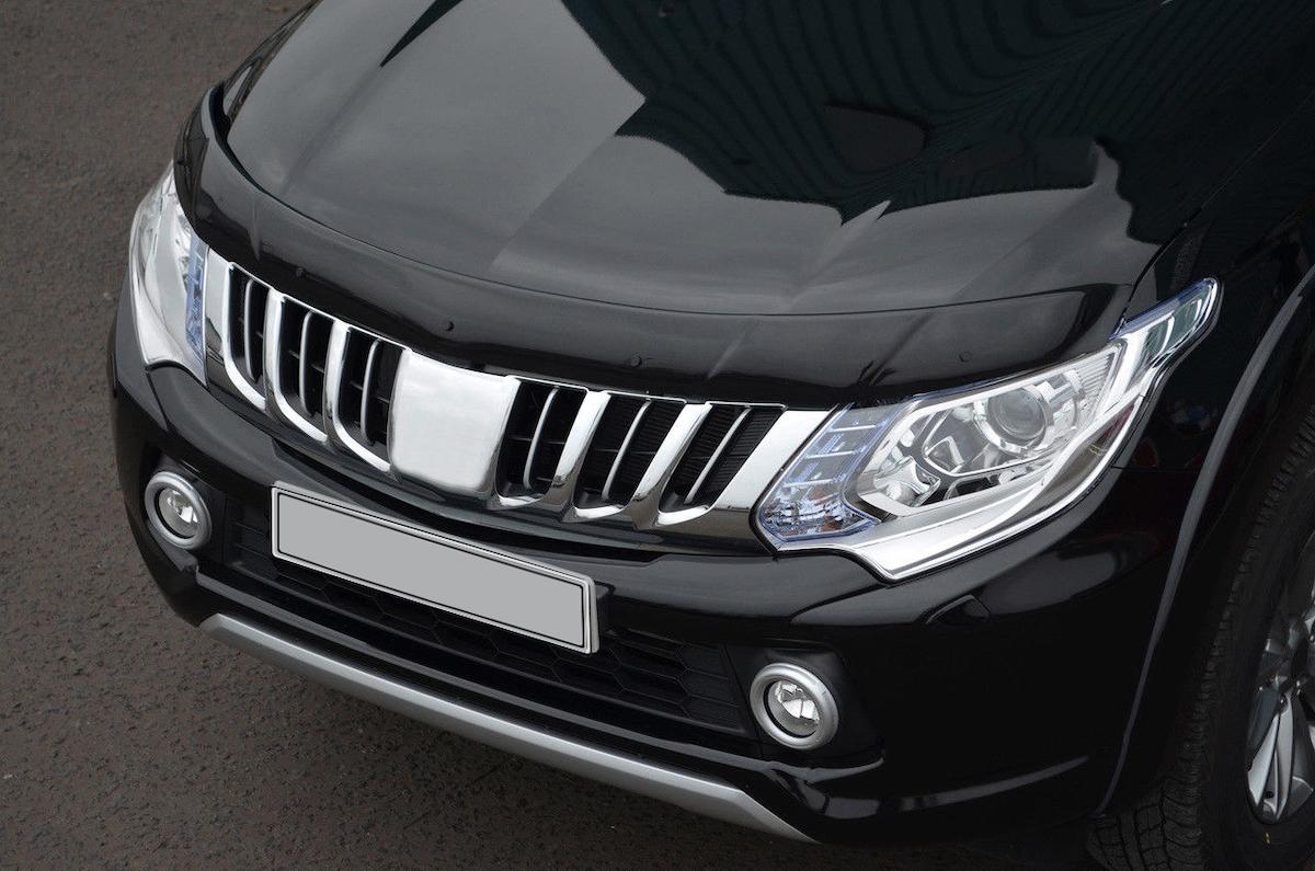 

Дефлектор капота (2015-2019, EuroCap) для Mitsubishi L200