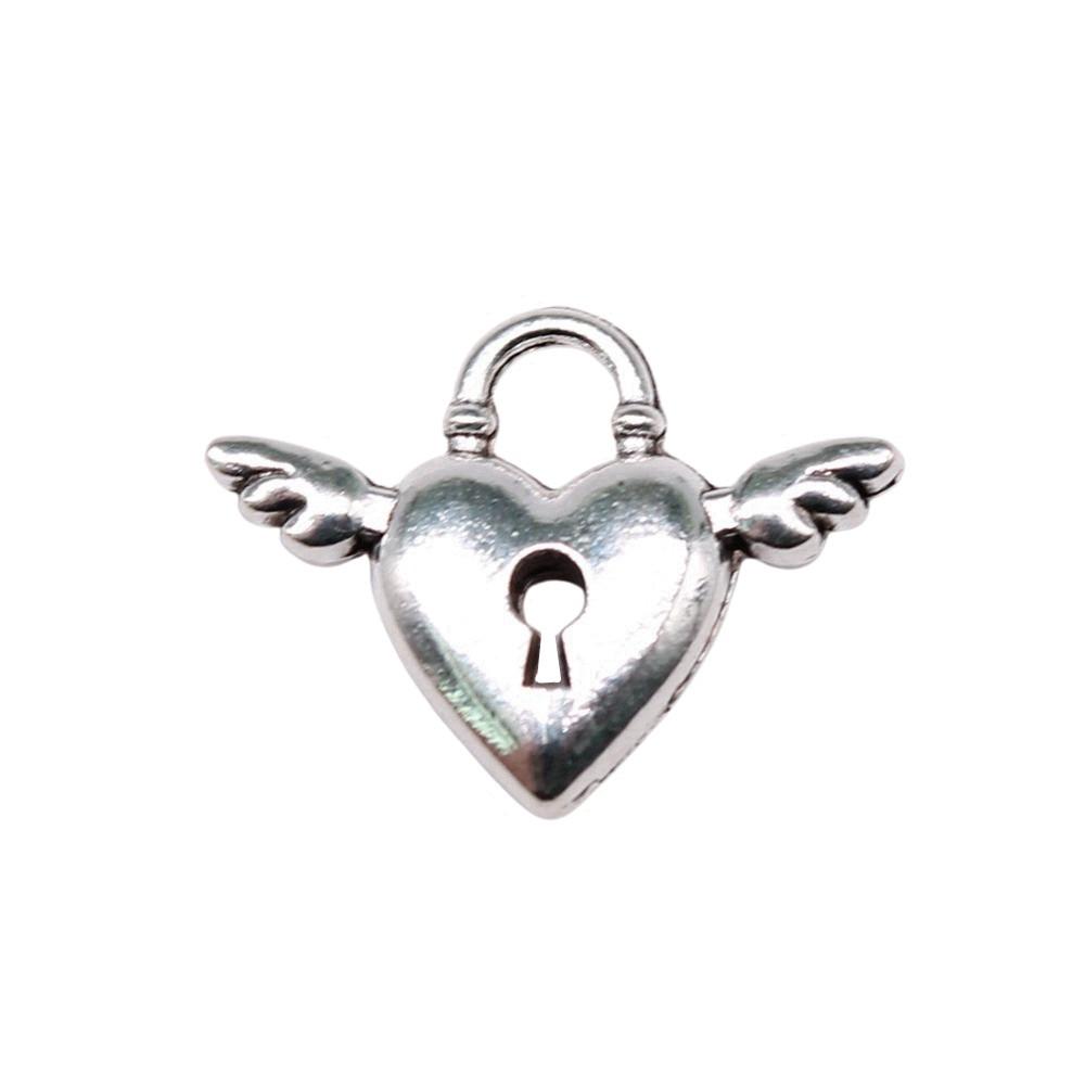 Key Charms Multi Color Alloy Locks Pendants For Romantic Themed Jewelry