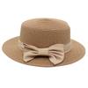 Straw Hat Female Sun Hat Bow Straw Hat French Mom Hat Beach Hat Seaside Ins Wind