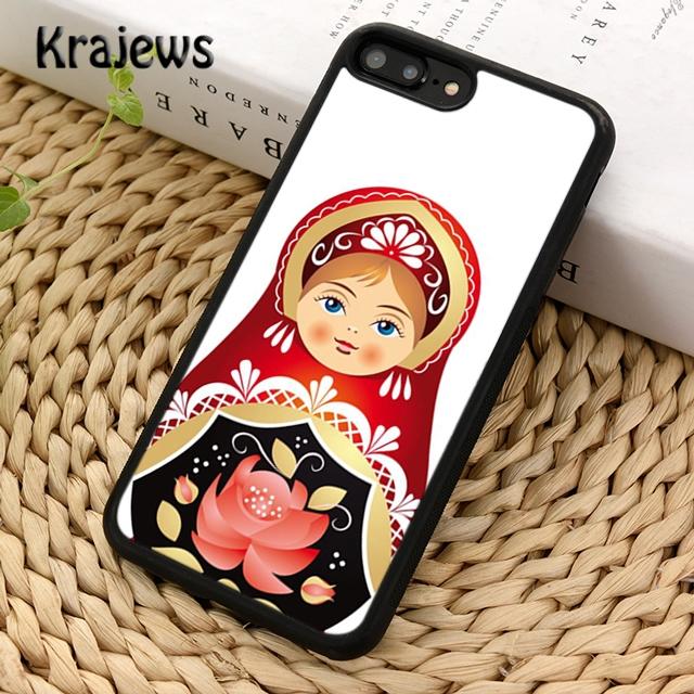 Cute Russian Dolls Matriochkas Phone Case Cover For iPhone 16 15 14 plus XS XR 11 12 mini 13 pro max coque Fundas